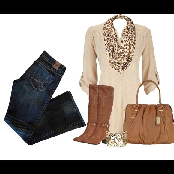 IN The Loop Dark Wash Flared/Wild Leg Blue Jeans Size 31 - Picture 13 of 15